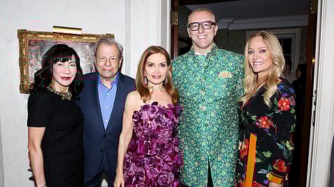 Jean Shafiroff and others at reception