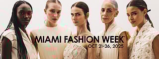 Group of models for Miami Fashion Week 2025 campaign
