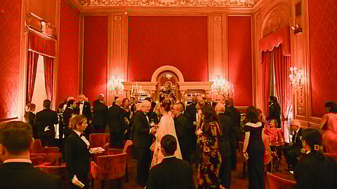 Guests dine during the National Trust Gala