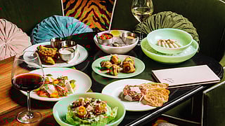 Delilah Miami Table Spread