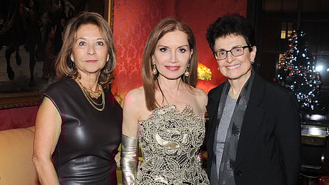 Ana L. Oliveira, Jean Shafiroff, and Mary Baglivo standing together at the reception