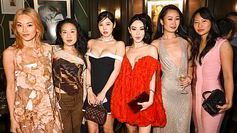Tina Leung, Kim Shui, Jessica Joo, Jessica Wang, Caroline Lin, and Vera Kim at MOCA event
