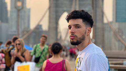 Karam Mokhtari pictured in New York