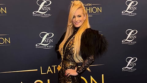 Consuelo Vanderbilt Costin on the red carpet at the Latin Fashion Awards 2025 in Washington DC