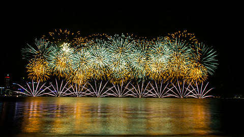 Fireworks on New Year's Eve