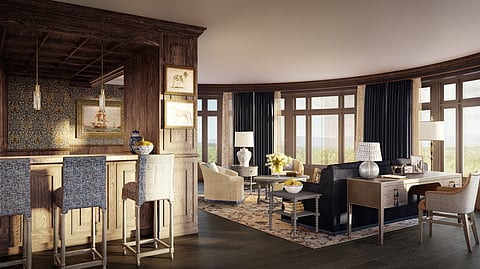 Renovated luxury suite at The Inn on Biltmore Estate with mountain views in Asheville