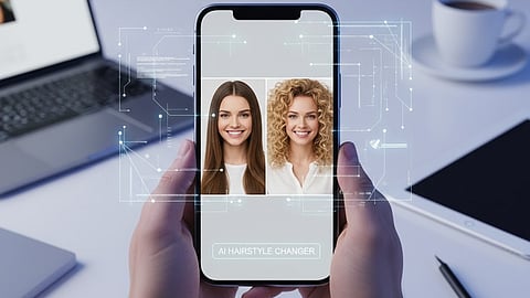 How to change hairstyle in photo with ai