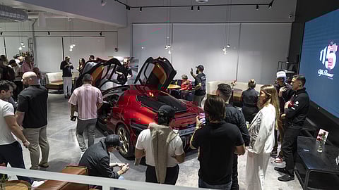 Alfa Romeo 33 Stradale at Hagerty Garage + Social Miami during Art Basel.