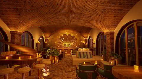 Candlelit piano bar interior at BodyHoliday Algarve resort in Portugal