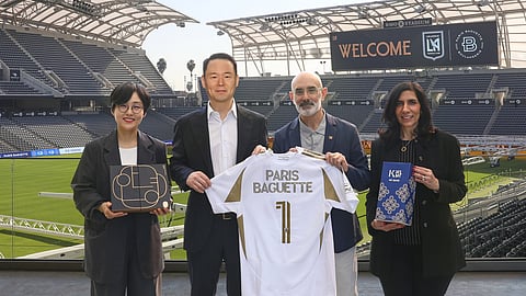 Paris Baguette and Los Angeles Football Club hold an official partnership ceremony