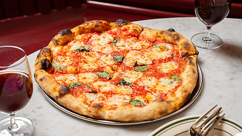 Ops East Village's margherita pizza