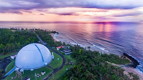 Aerial view of Domes Beach
