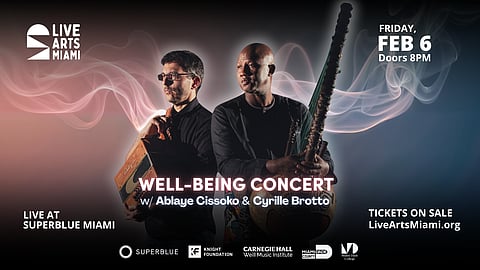 Live Arts Miami Brings Well-Being Concerts to Miami in Partnership with Carnegie Hall