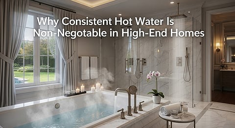 Why Consistent Hot Water Is Non-Negotiable in High-End Homes