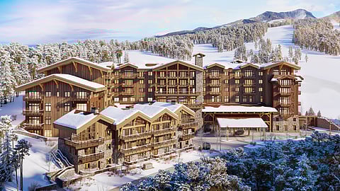 Rendering of the planned Imperial Hotel at Peak 8, set slopeside in Breckenridge, Colorado