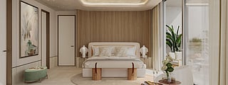 Avenia Interiors by FENDI Casa primary bedroom