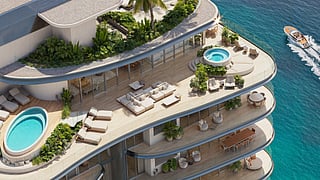 Aerial view of Pagani Residences penthouse terrace