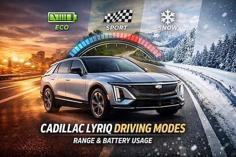 Understanding Cadillac Lyriq Driving Modes: How They Shape Range & Battery Usage