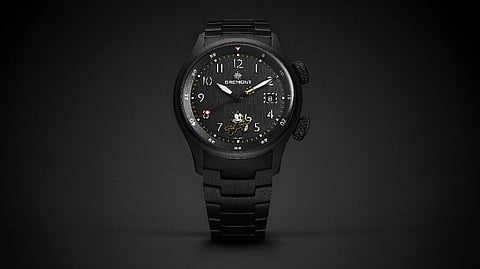 Bremont Altitude MB Meteor Felix the Cat watch with black DLC titanium bracelet