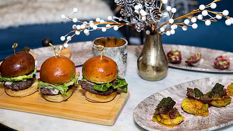 Rooftop jazz event with skyline views and cocktails in NYC