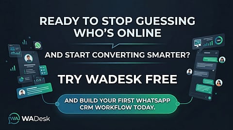 Image with text about how whatsapp chats can be converted into sales.