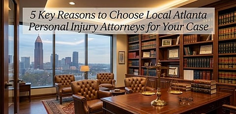 Marketing text for legal services regarding personal injury law in Atlanta