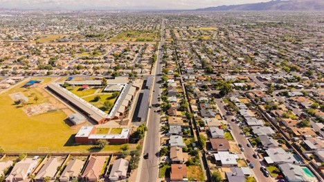 A sprawling residential suburb in the Phoenix, Arizona area