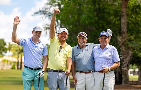 Attendees at Palm Beach Symphony Swings for Strings Golf Invitational in Wellington