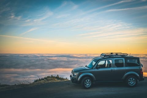 A Honda Element, a compact crossover SUV