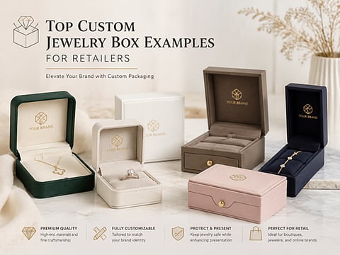 uxury custom jewelry boxes for retailers
