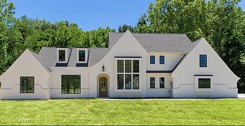 a new construction, single-family luxury home