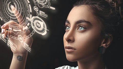 an AI avatar