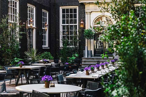 The garden at the Dylan Amsterdam