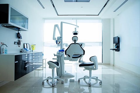 a modern dental treatment room