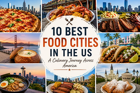 10 Best Food Cities in the US