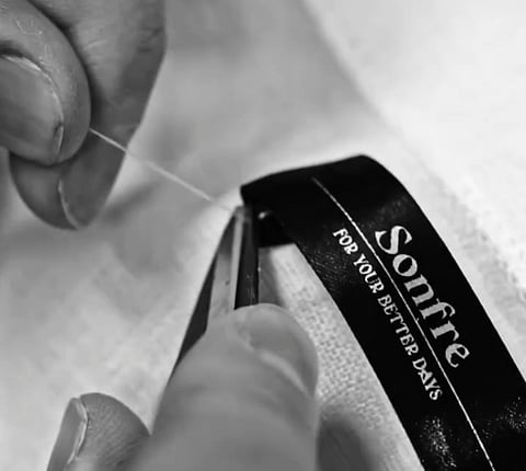 Sonfre tag on a shirt