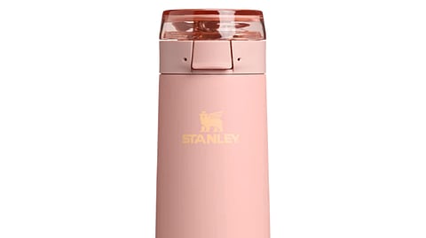 Stanley Flowstate Spring Bottle in Peach Rose