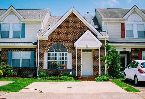 a home exterior