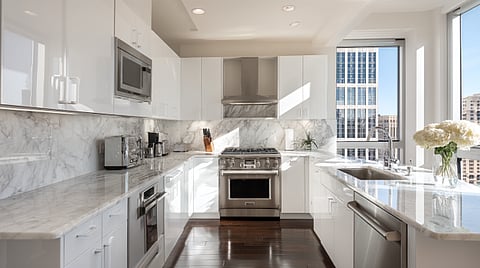modern kitchen interior