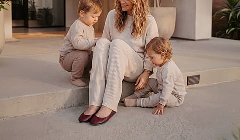 Burgundy Tieks by Gavrieli ballet flats