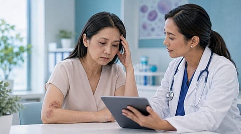 a doctor and patient