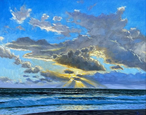 “Florida Sunrise” 24” x 30” by Tim Forman