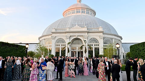 A view of atmosphere during the New York Botanical Garden Conservatory Ball