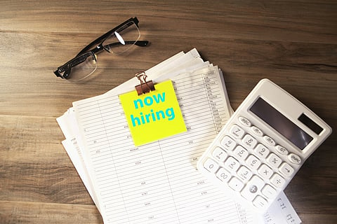Now hiring note on documents.