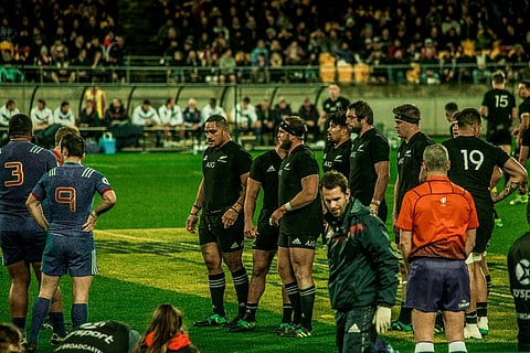 Rugby players.