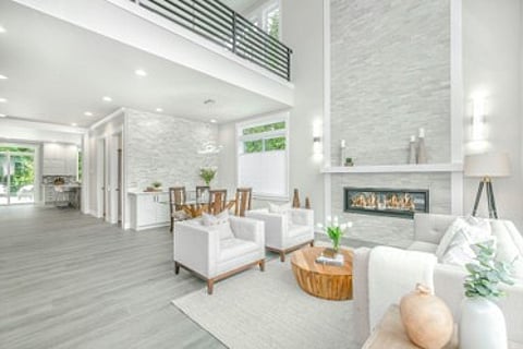 White home interior