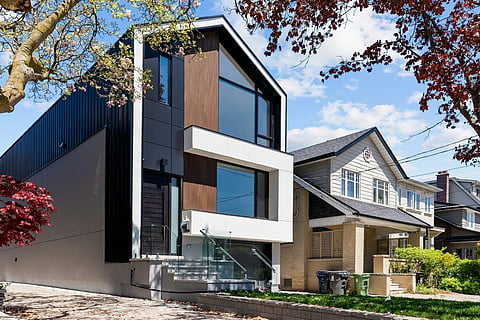 Modern home exterior