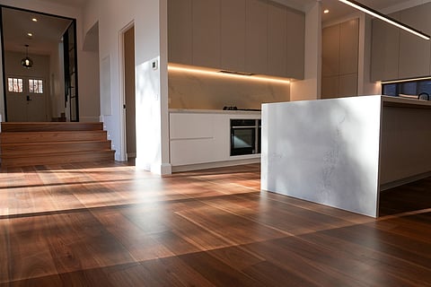 Modern kitchen interior.