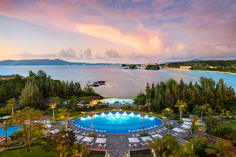 The Orchid Pool at Halekulani Okinawa