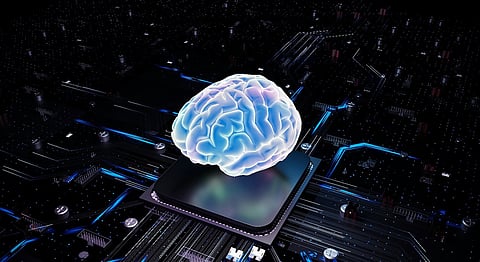 Digital brain on a microchip.